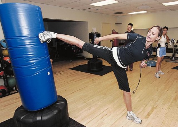 Kickboxing adds strength, fitness